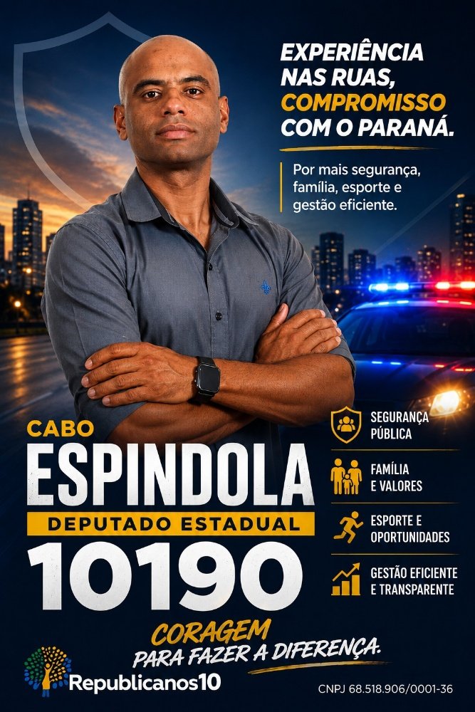 Cabo Espíndola 10190 - Deputado Estadual